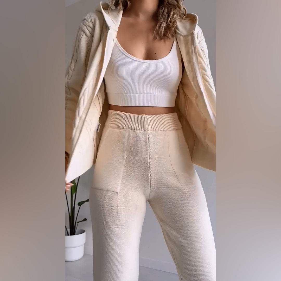 MANAHIL - Casual vest en broek set